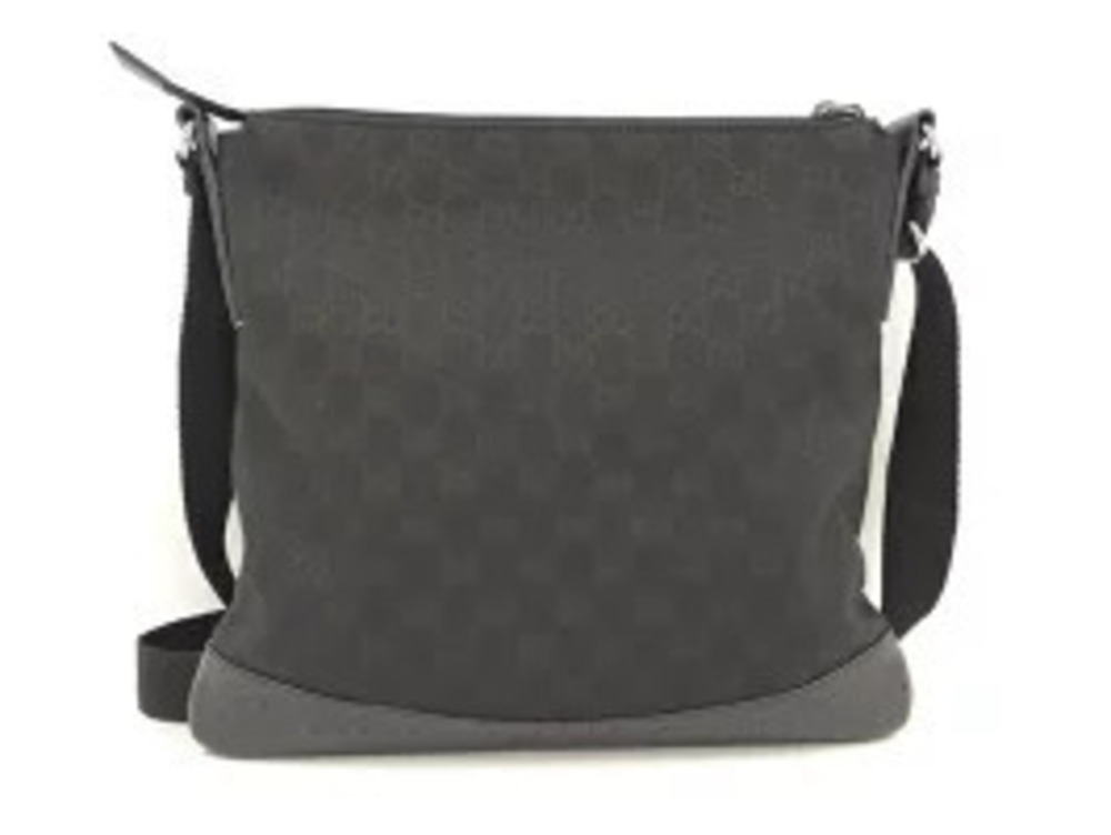 Gucci Canvas Bag GG Shoulder Black